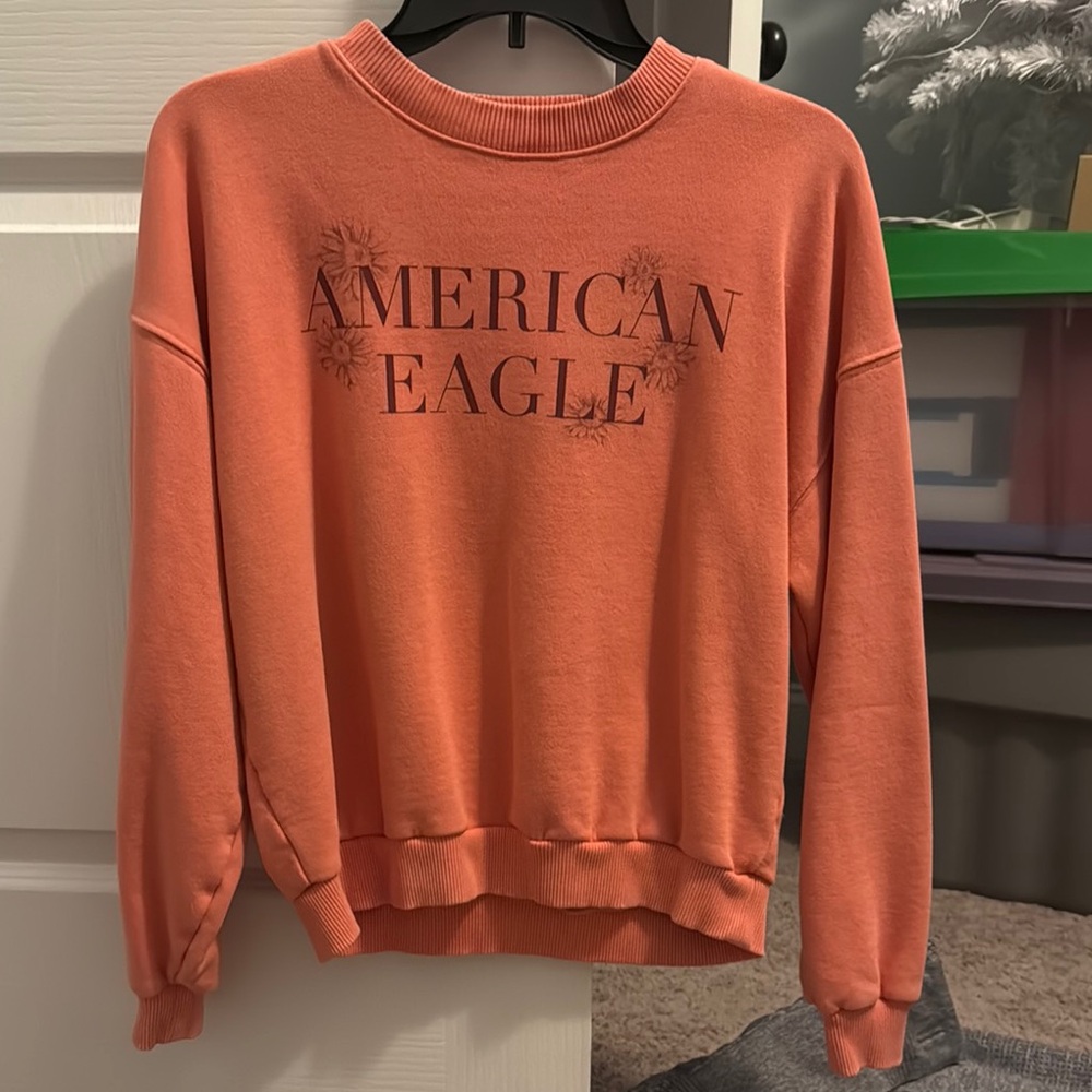 American Eagle Outfitters Coral Sweater